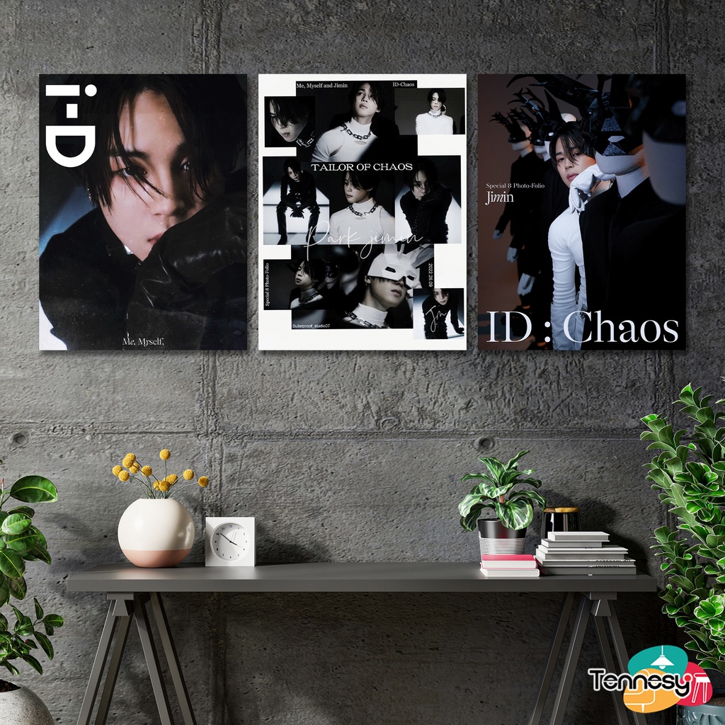 TENNESY HIASAN DINDING JIMIN BTS SPECIAL EDITION PHOTOSHOOT CHAOS KOREA 15x20CM WALL DECOR PAJANGAN KAYU POSTER DEKORASI DINDING RUMAH KAMAR TIDUR