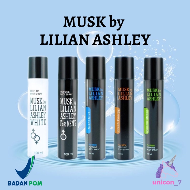 ❤️ UNICON ❤️ [65ml 100ml 200ml] Musk By Lilian Ashley Body Spray Night Men Women Night Dive Men’s Fr