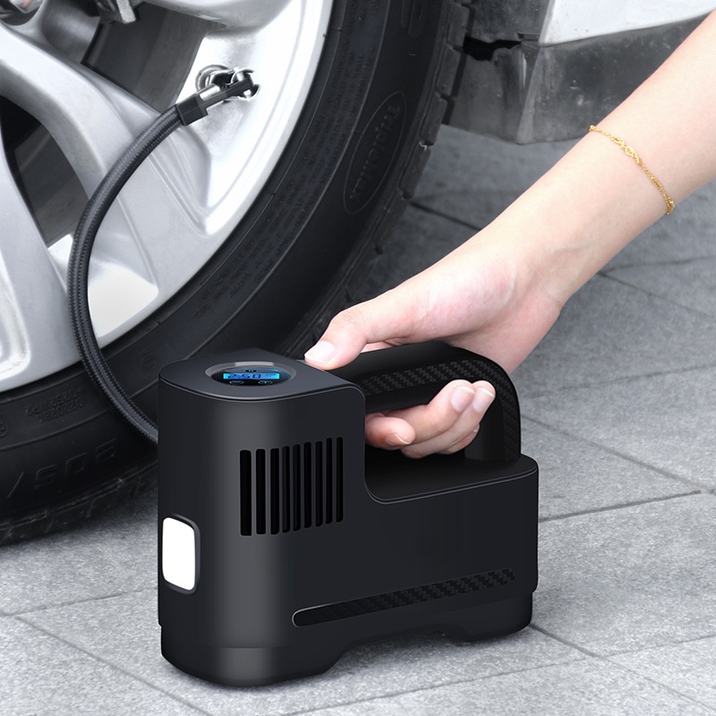 Pompa Angin Ban Mobil Elektrik Mini Car Air Infatable Pump Portable Tipe 3 Senter