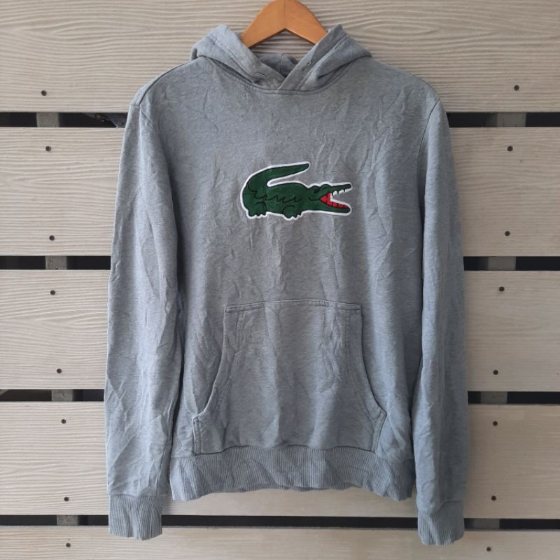 Hoodie Lacoste big logo second