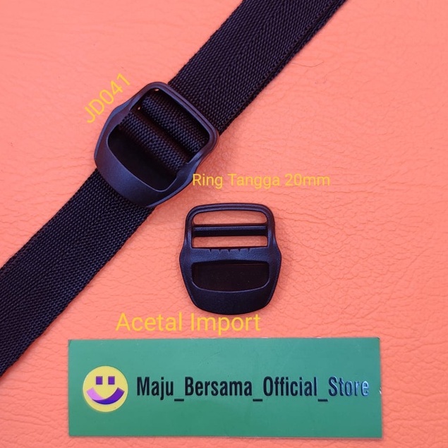 Buckle Acetal Import - Ring Tangga 20mm isi 100 pcs - Ransel SK1