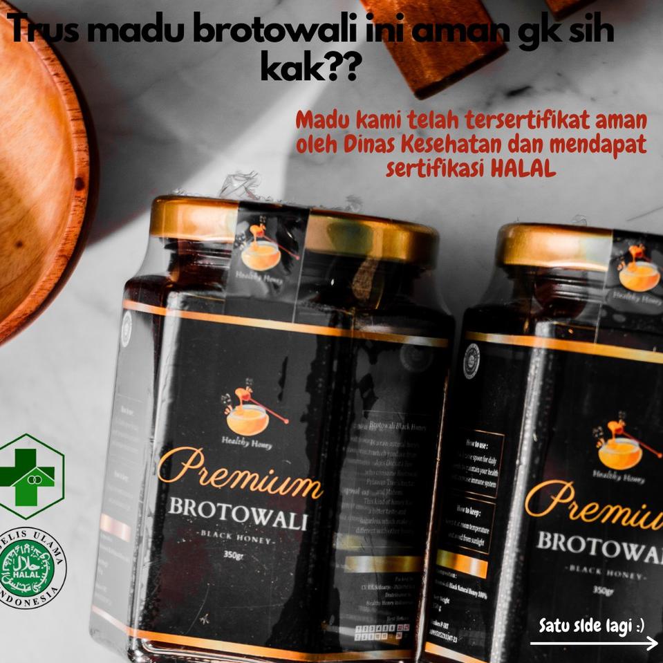 

TERLARIS BRANDS FESTIVAL Madu Asli - Madu Murni Hitam Pahit Propolis Brotowali untuk Diet, Diabetes, Imunitas, Lemak Tubuh 