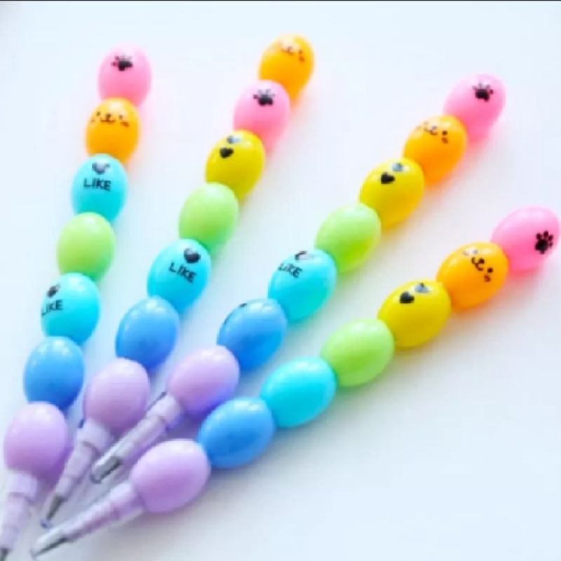 

1 pcs pinsil karakter lucu bentuk kacang