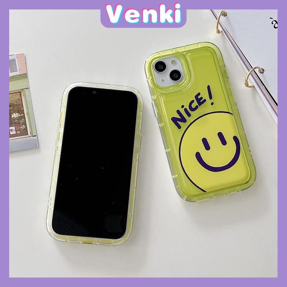 Case For iPhone 14 Pro Max TPU Soft Jelly Airbag Case Clear Yellow Smiley Case Camera Protection Shockproof For iPhone 14 13 12 11 Plus Pro Max 7 Plus X XR