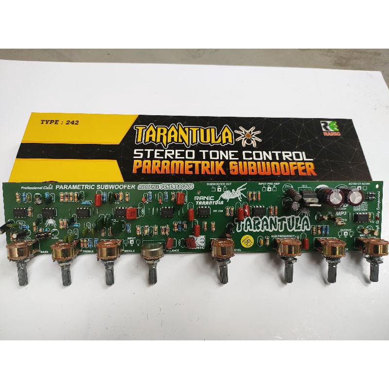 Kit tone control parametrik subwoofer stereo
