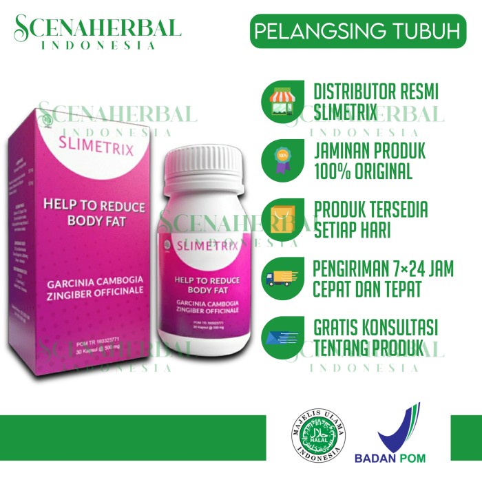 Slimetrix original - obat pelangsing badan slimetrix - Obat diet