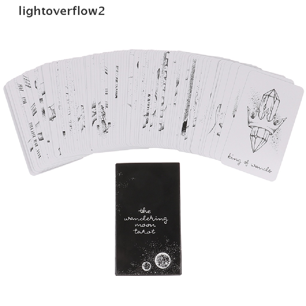 Lightoverflow2 Mainan Board Game Kartu Tarot Ramalan Bulan Untuk Keluarga / Pesta