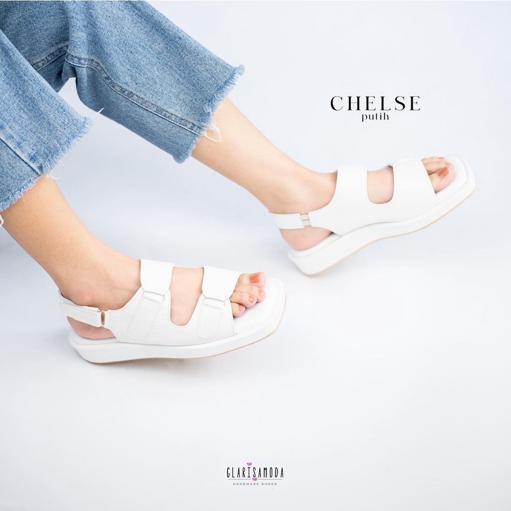 GLARISAMODA Chelsea Sandal Sepatu Sandal Wanita Nyaman