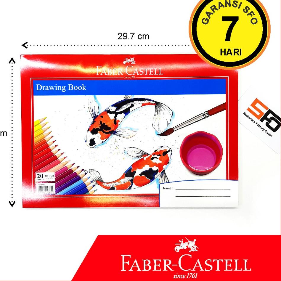 

- DSF Buku Gambar A4 Faber Castell 20 lembar Model Baru-