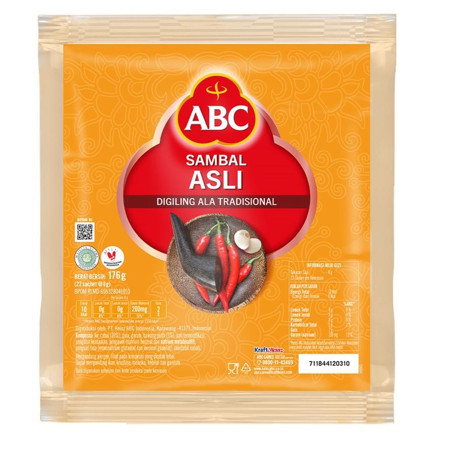 

id5l5Kz--ABC Saus Sambal Asli 22 x 8 g - Multi Pack 10 pcs