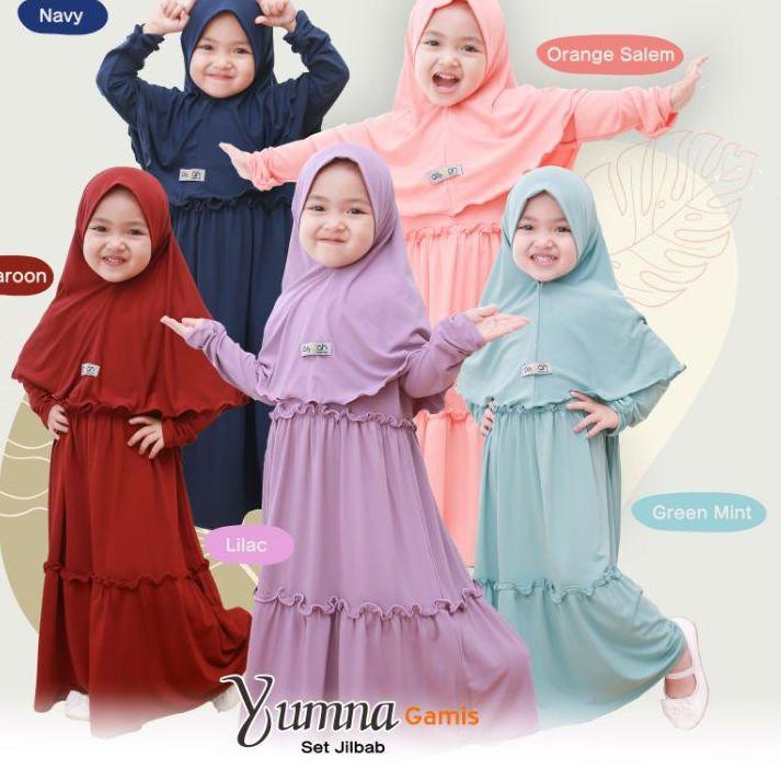 Special Price GAMIS syari ANAk set hijab perempuan TANGGUNG TERBARU 2021 MODERN KEKINIAN / gamis ara