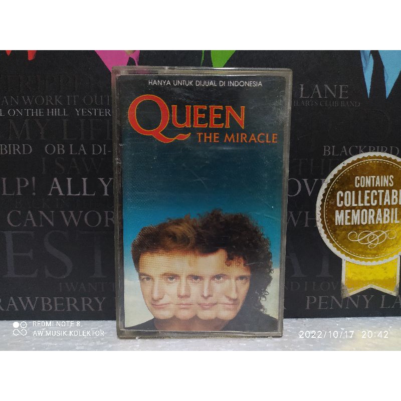 Kaset Pita : QUEEN - THE MIRACLE.