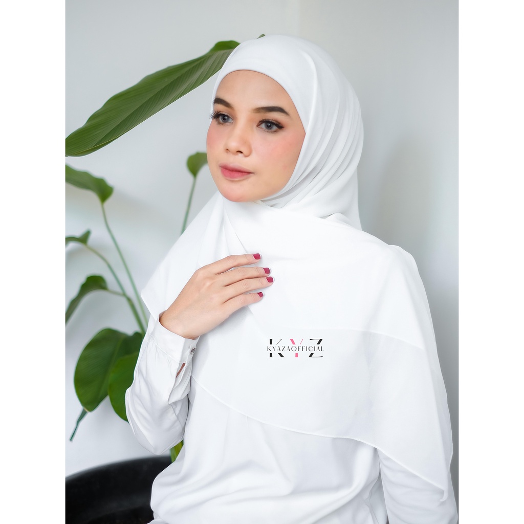 K͙Y͙Z͙ Hijab SegiEmpat Instan Plus Inner 2 Layer | SegiEmpat Instan | Ceruty Babydoll