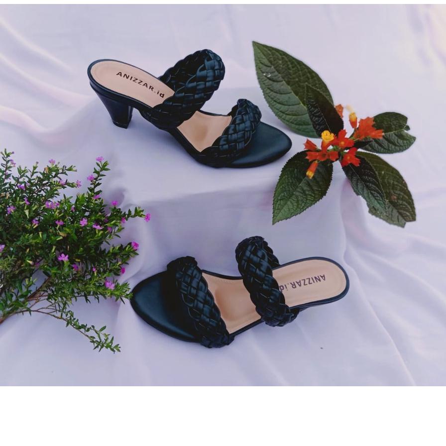 SA80❧ ANIZZAR.ID -  Sandal Wanita Terbaru Import Wedges Tali Kekinian Heels 5cm Anak Perempuan Spon 