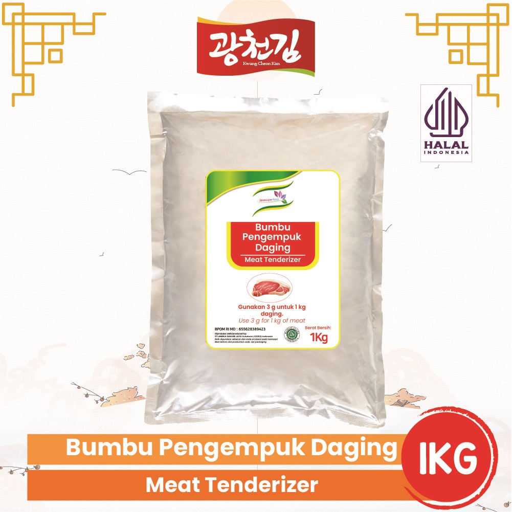 

KC. Pengempuk Daging Bubuk / Meat Tenderizer 1 KG Halal