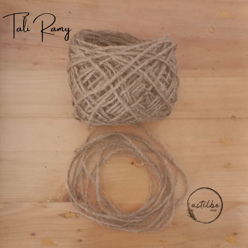 

Tali Rami 2 ply 50 meter Tali Goni Jute Untuk Hiasan Rustic