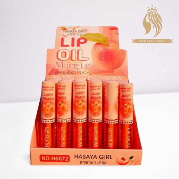 NEW HASAYA GIRL MAGIC LIP OIL / LIP OIL HASAYA GIRL juicy velvet pink / Lip Oil Hasaya (promo Dominu