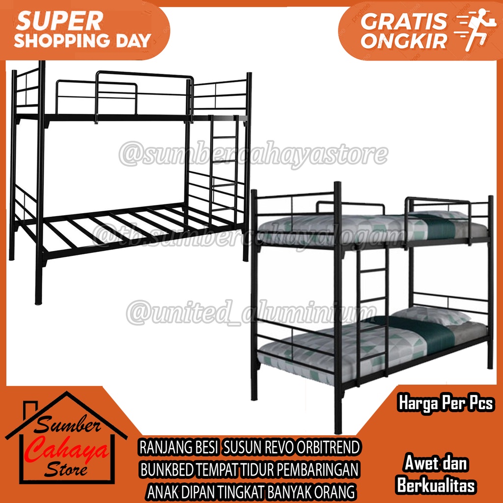 Jual RANJANG BESI SUSUN REVO ORBITREND BUNKBED TEMPAT TIDUR PEMBARINGAN ...