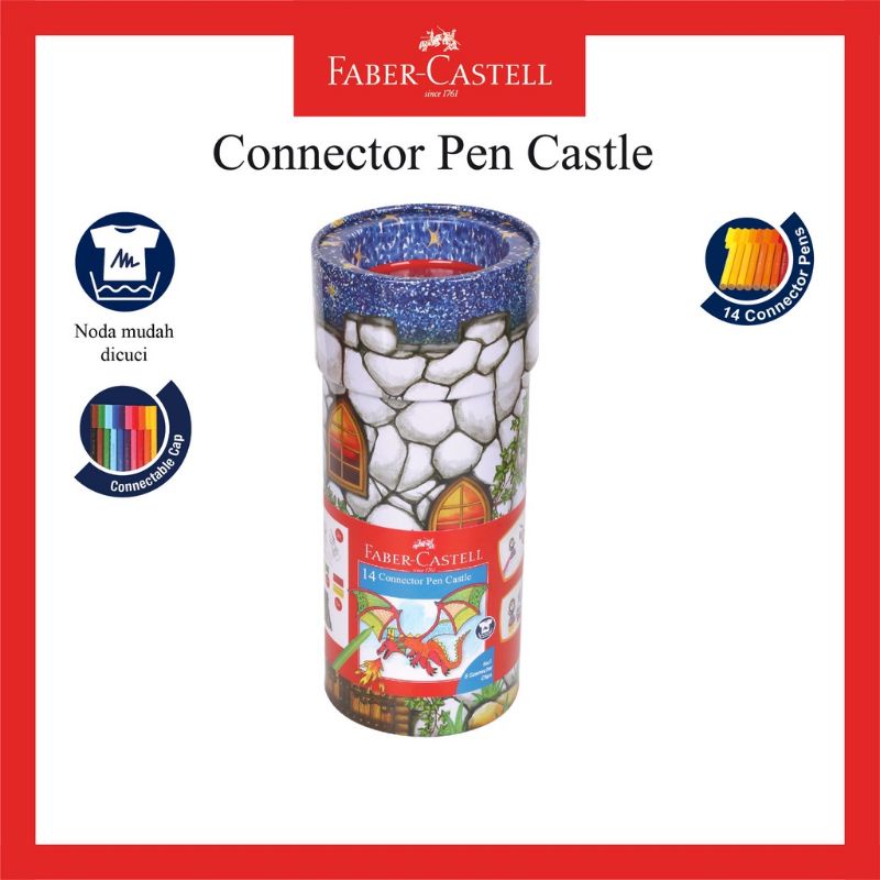

Pensil Warna Spidol Faber Castell Connector Pen