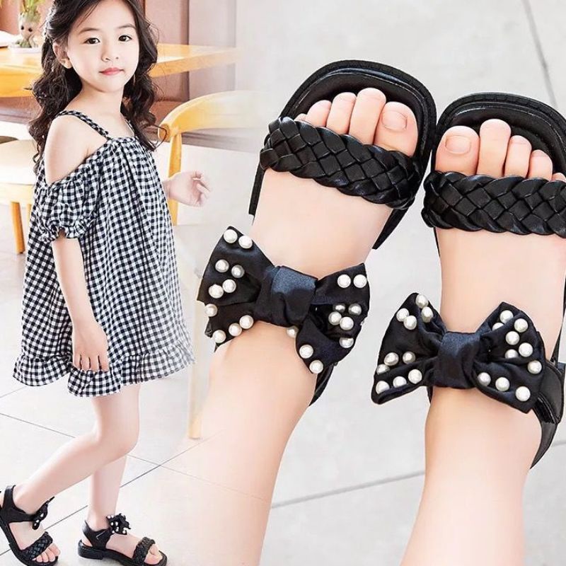 Sandal Karet Tali Anak Perempuan Sandal Karet Jeli Anak Perempuan Sandal Motif Tali