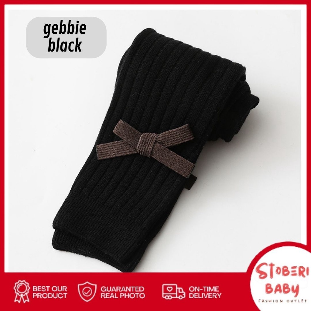 stoberi baby - LEGGING GABBIE Legging buka kaki bayi / anak import motif warna polos