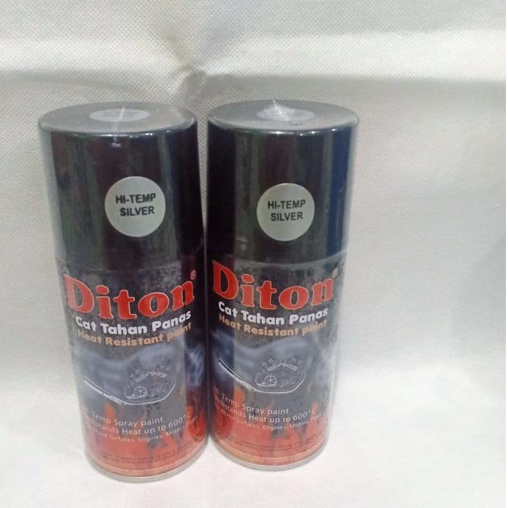 V91E DITON HI-TEMP Cat Semprot Knalpot Tahan Panas sd 600°C Varian Hi Temp Black dan HiTemp 150cc Te