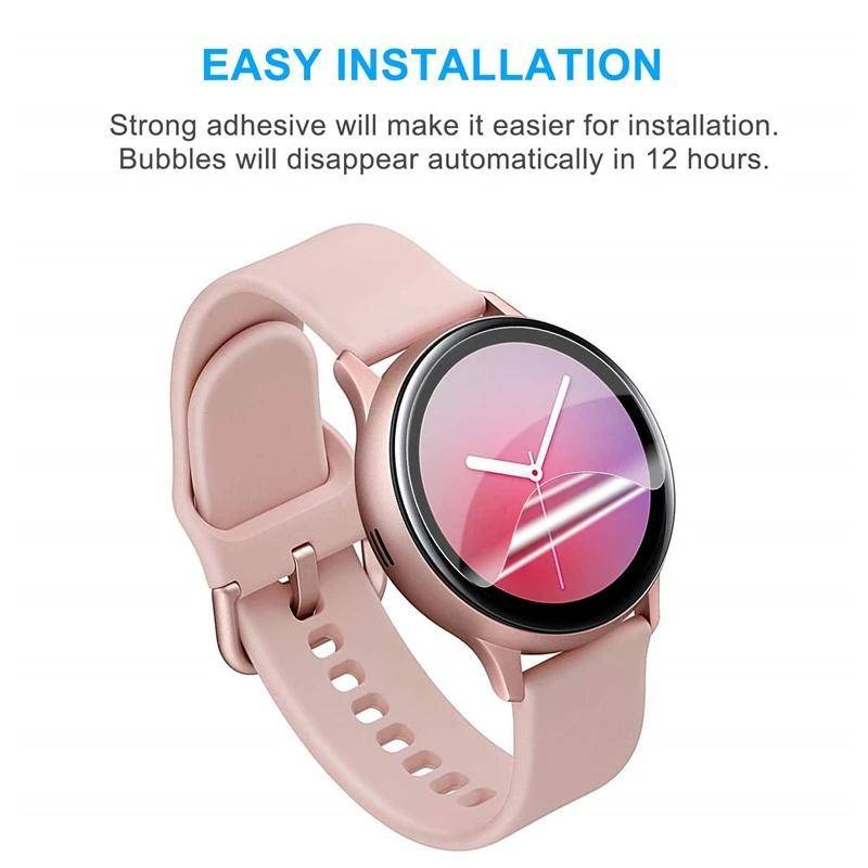 Film Hydrogel Pelindung Layar Bahan TPU Tipis 40mm 44mm Untuk Samsung Galaxy Watch 5 44mm 40mm Active2