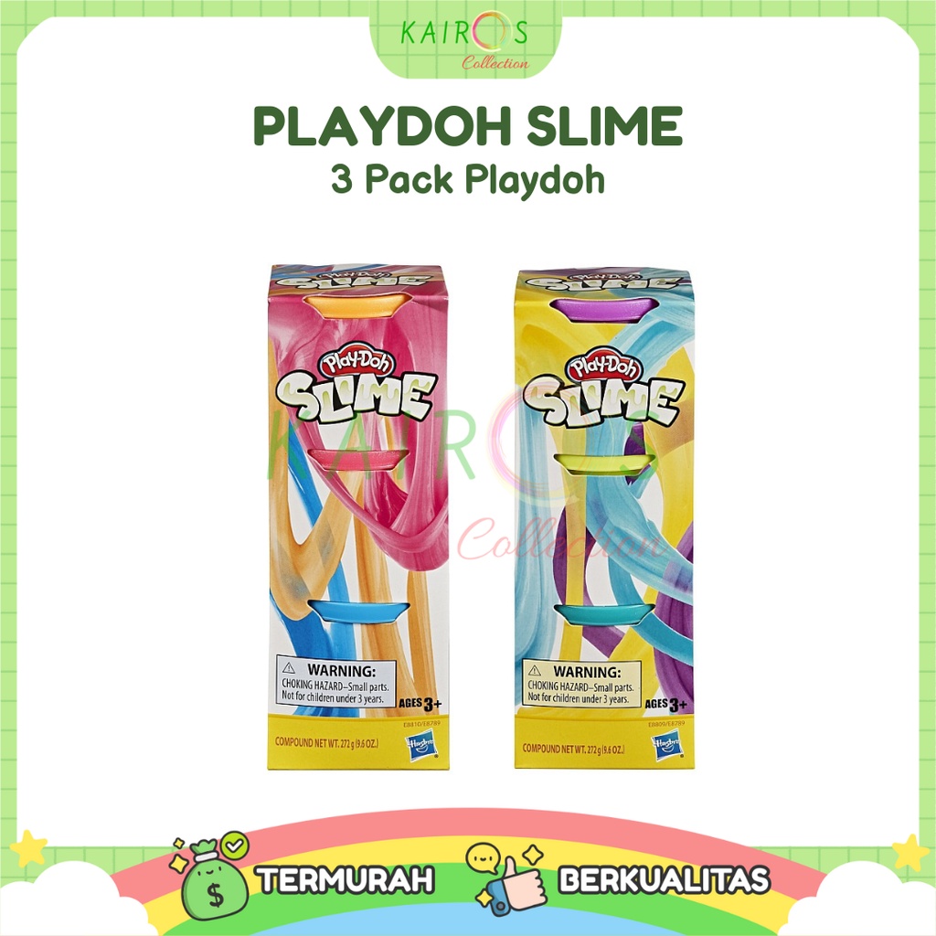 PlayDoh Slime Isi 3 Pack Playdoh