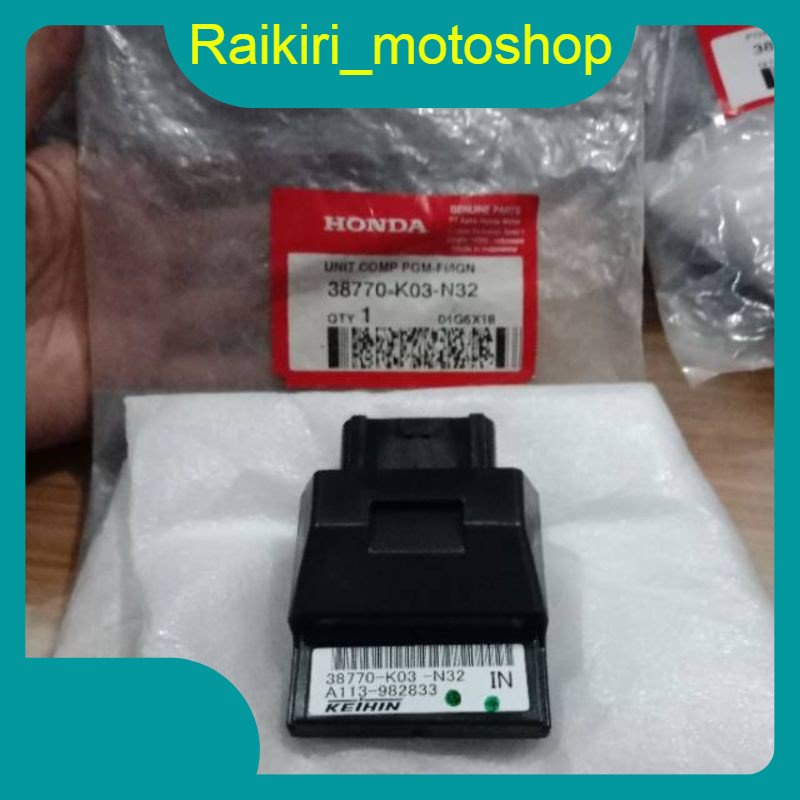 ECU PGM FI UNIT COMP CDI K03 SUPRA 125 FI REVO FIT FI INJEK INJEKSI ORIGINAL ORI ASLI HONDA AHM HGP 