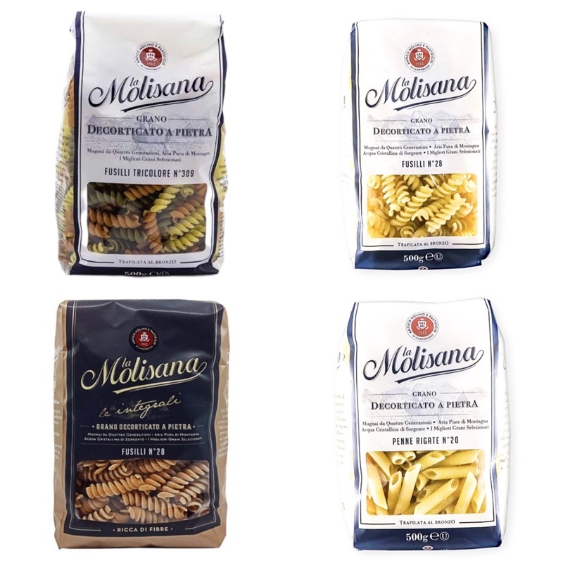 LA MOLISANA / Whole / Wheat / Fusilli / No 28 / TriColore / N 309 / Pasta / Gandum / Utuh / Penne / 
