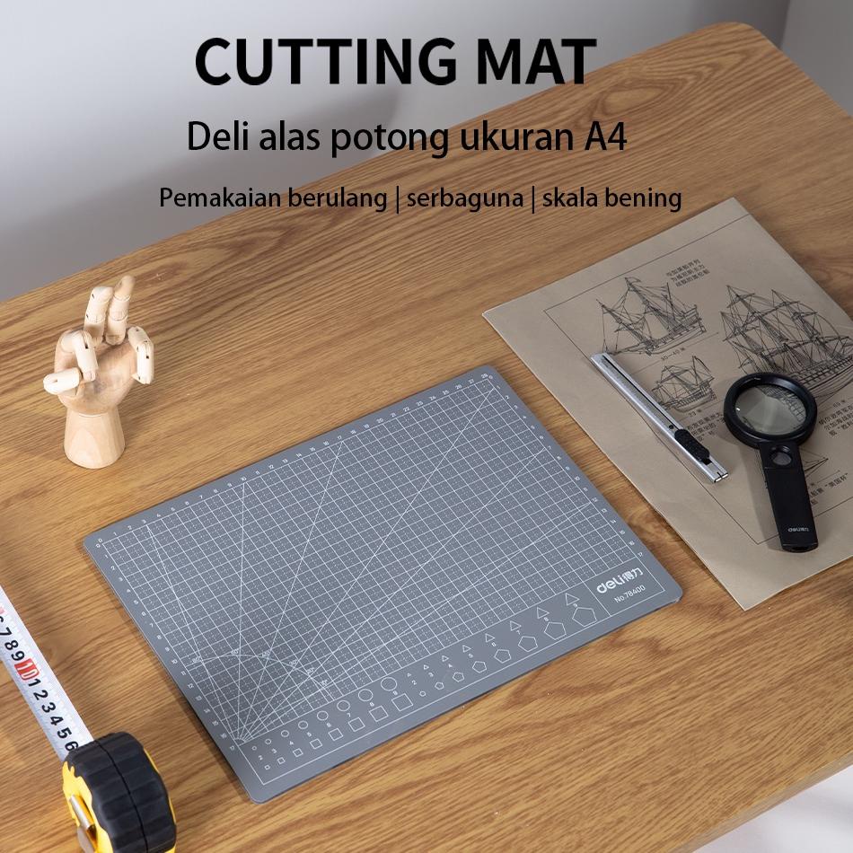 

{Bonus 50%} Deli Alas Potong Kertas Cutting Mat Serba Guna 78400 78401 78402 ...,,