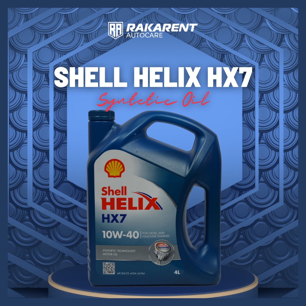 SHELL HELIX HX7 OLI MESIN MOBIL BENSIN / DIESEL