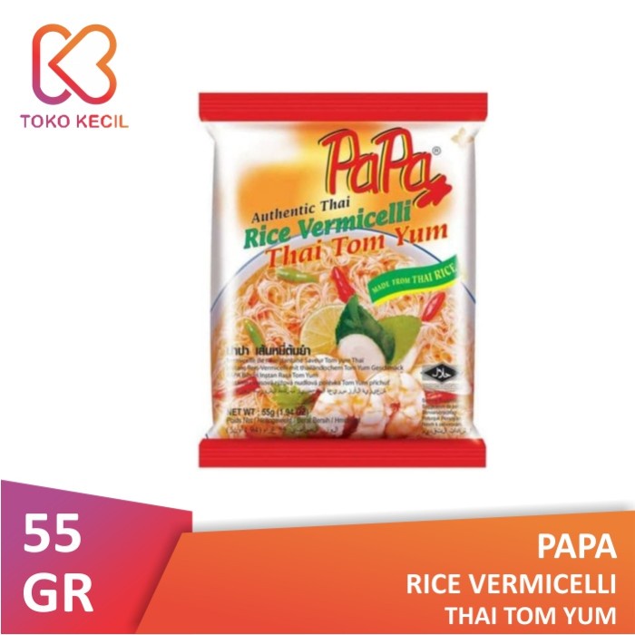 

SALE Papa Rice Vermicelli Thai Tom Yum 55gr