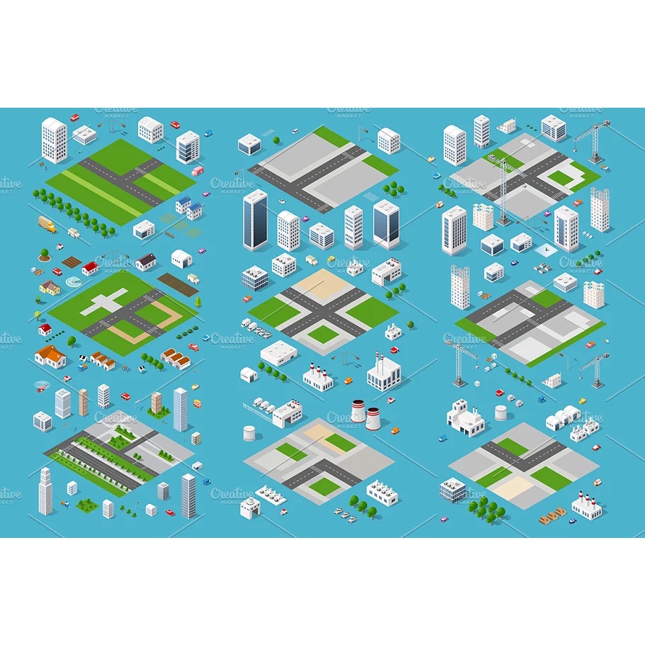 City Module Creator School Town