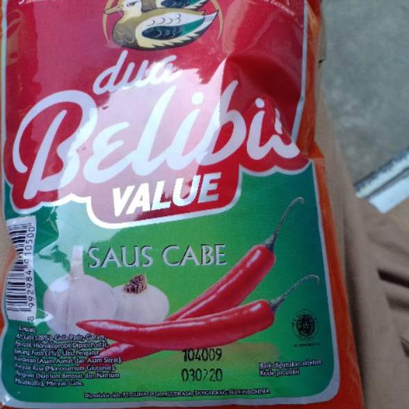 

Memang Keren--SAUS CABE dua belibis ASLI value 1kg