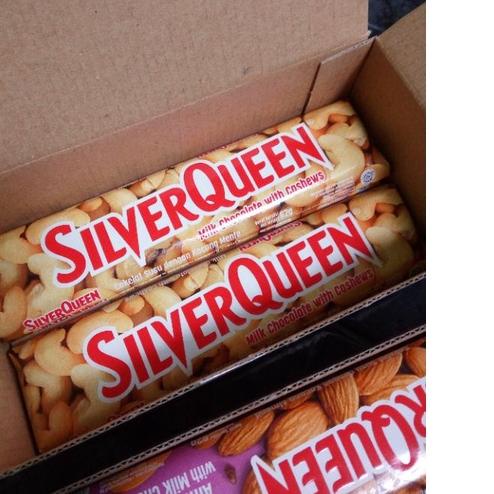 

GRATIS ONGKIR✅SILVERQUEEN 58GR/GRAM ISI 10 PCS BOX EX 62 GR, COKELAT SILVER QUEEN 58 GR X 10PC ALMOND MEDE|RA6