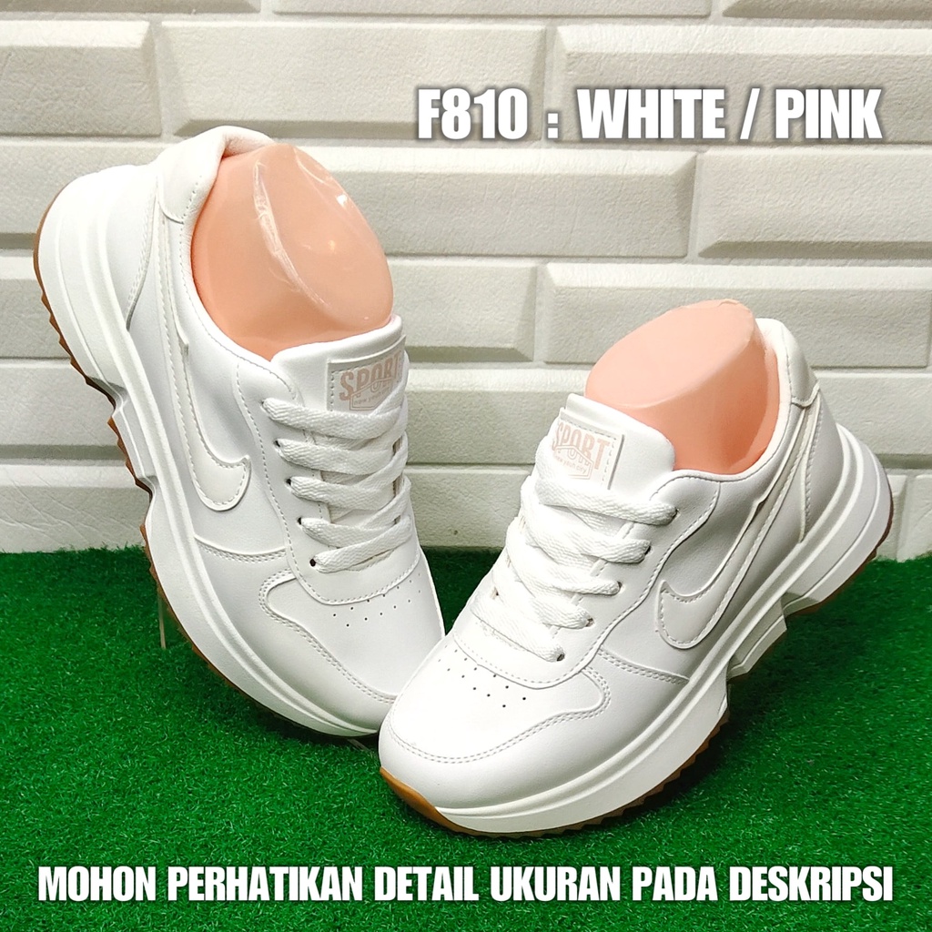 Sepatu Putih Cewek F810 / 913 Sepatu kuliah remaja perempuan terbaru SPTSW