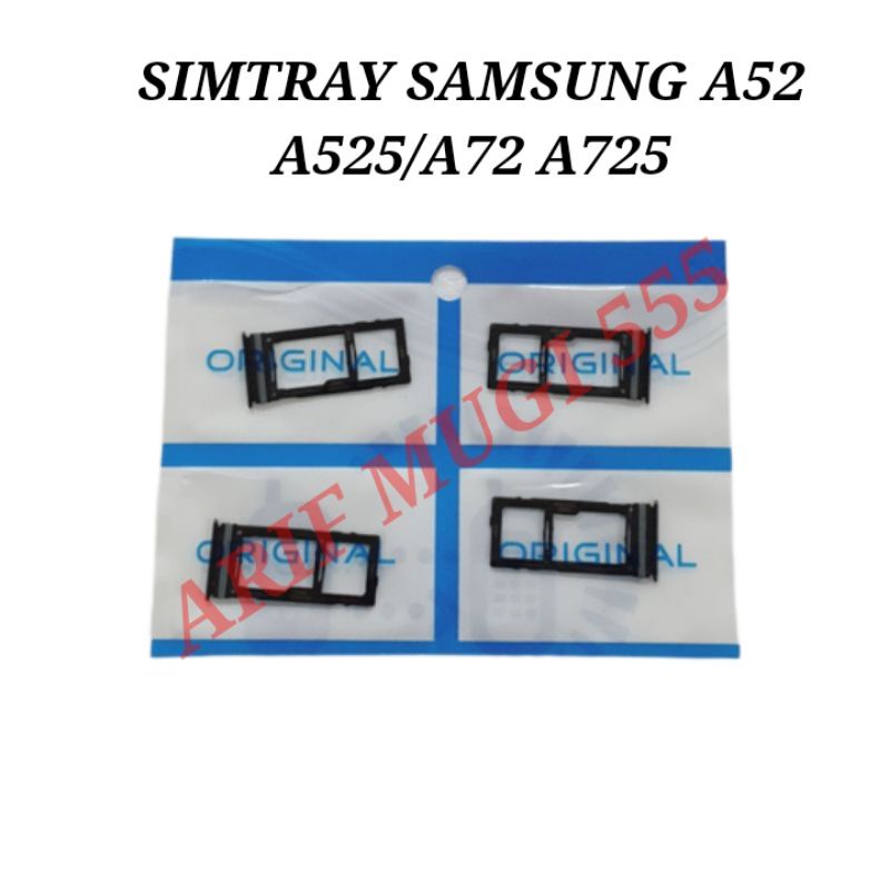Simtray Simlock Slot kartu Tempat Sim Samsung A52 A525/A72 A725 Original