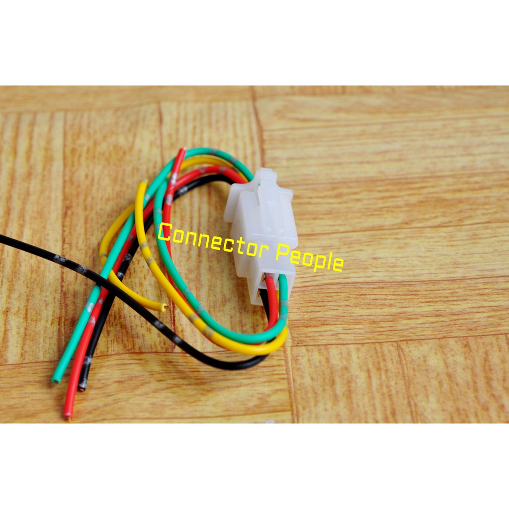 PNP Soket Sambungan 4 Pin kecil + Kabel Bintik 1 Set