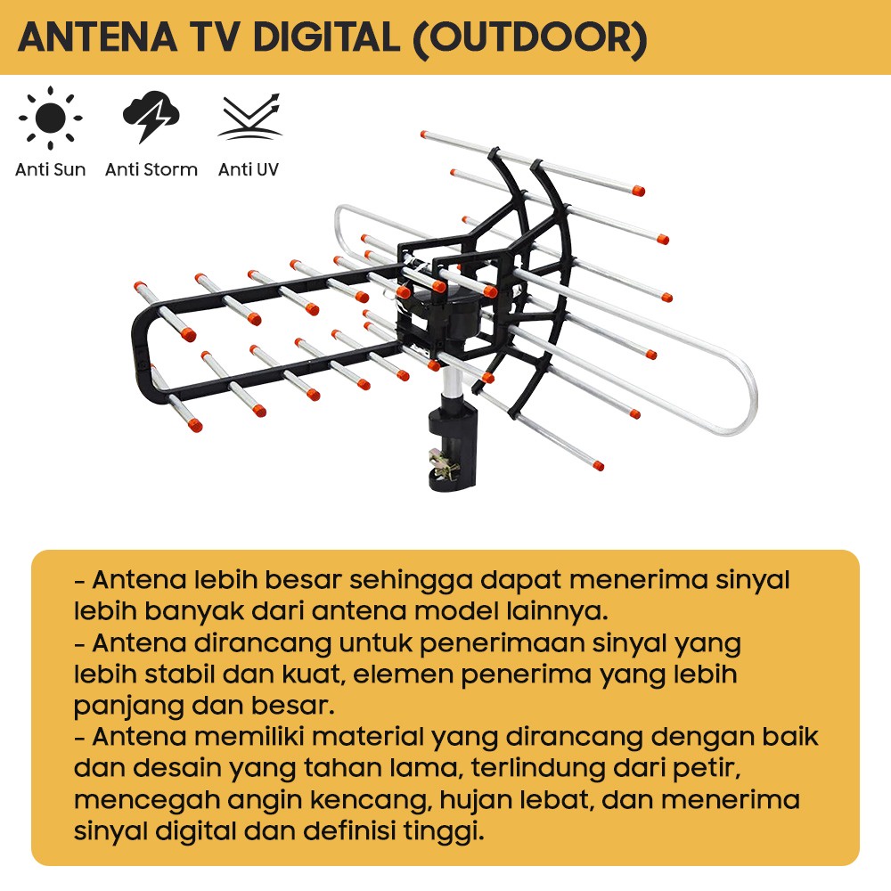 Set Top Box Matrix DVBT2 STB Antena Converter TV Tabung Analog