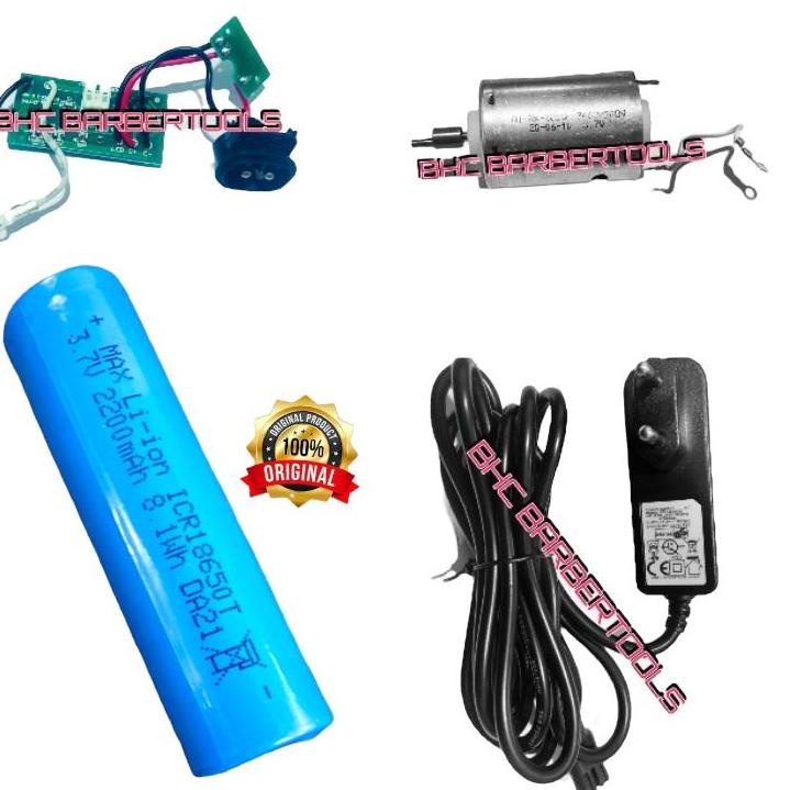 Prioritas--Suku Cadang Clipper Cordless / SperPart Mesin Cukur Rambut Wahl / Charger Dinamo Baterai 