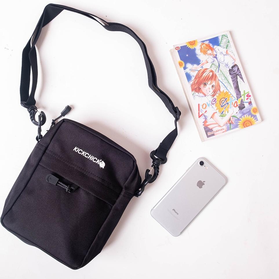 Sale Kickchick Tas Selempang Slingbag | Bucks Series | Black yellow Green Red Transparan