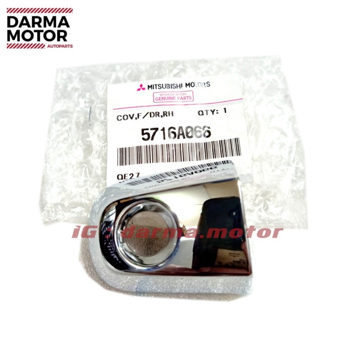 [BAYAR DIRUMAH] Cover Handel Pintu Luar Pajero Sport Strada Triton 2008-2015 Chrome / Perlengkapan V