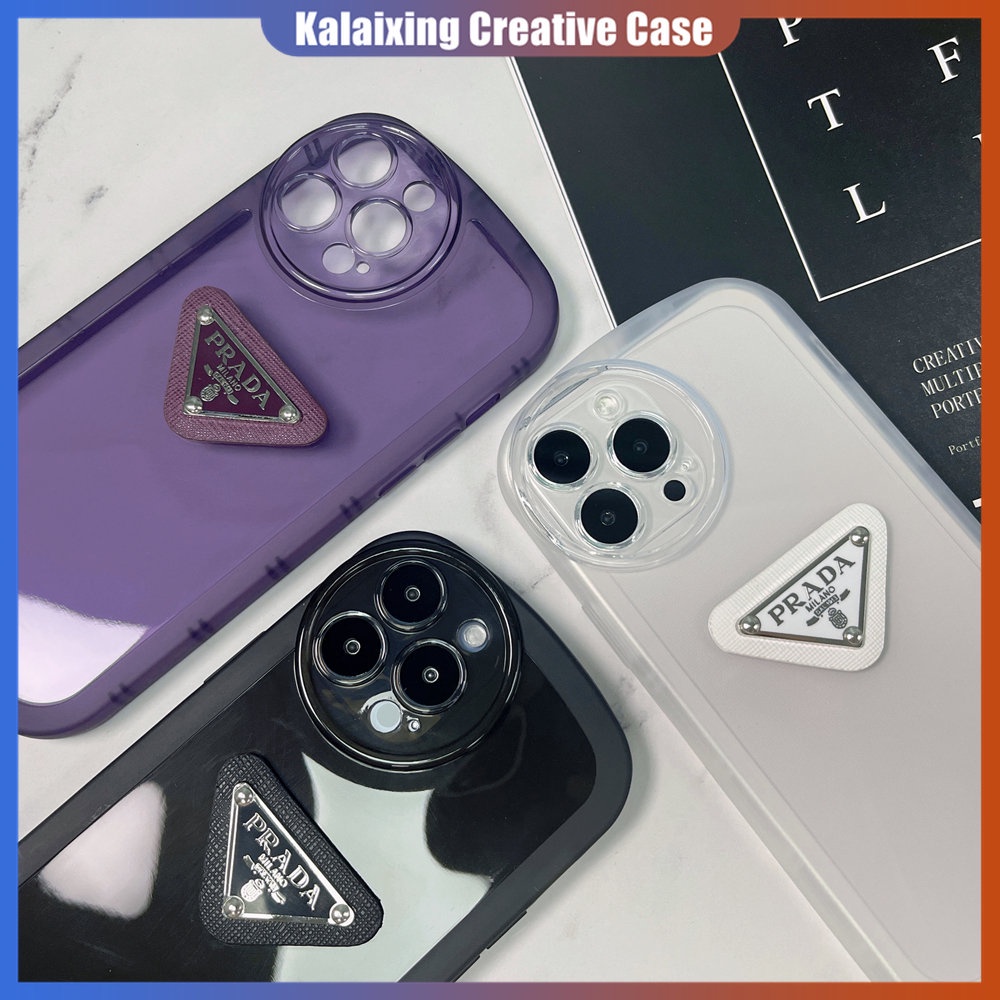 Soft Case Desain Prada 3D Warna Permen Untuk iPhone 14 Pro Max 13Pro 12promax 11Pro X Xs Max Xr