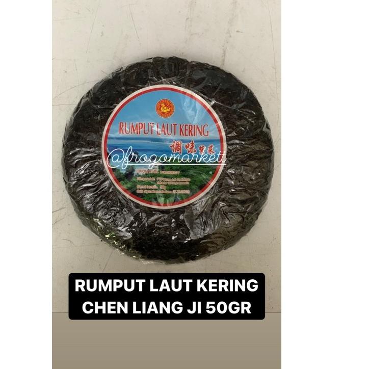 

CodeX3j3I--Dried Seaweed Rumput Laut Kering Chen Liang Ji 50gr