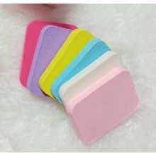 * NCC * ASG Spon Wajah Bedak - Segi Warna-Warni - Mika set isi 6 pcs