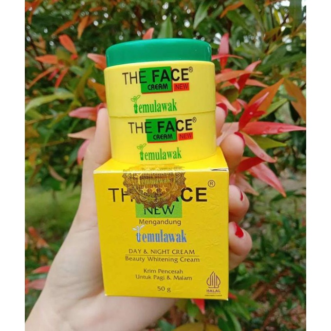 Cream Siang malam Temulawak the face bpom