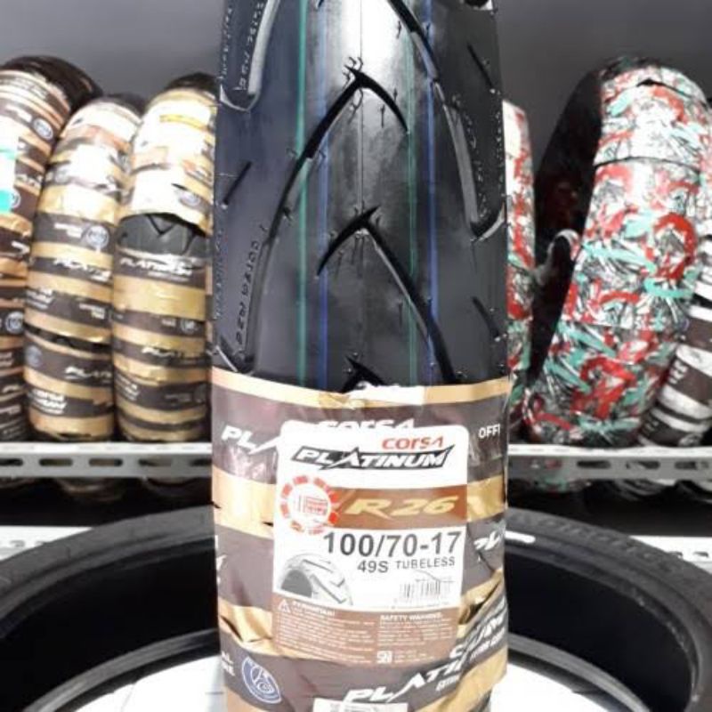 ban donat Corsa platinum r26 100/70-17 tubles tubeless