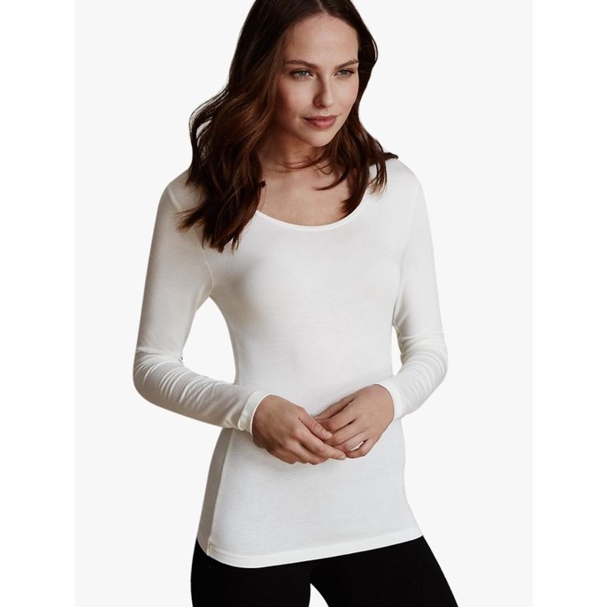PAKAIAN DALAM / MARKS & SPENCER - LONG JOHN WANITA - HEATGEN THERMAL LONG SLEEVE TOP NON COD