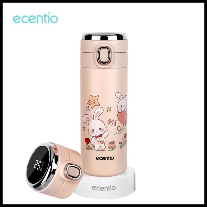 Ecentio Diy Kartun Botol Minum Tumbler Minum Termos Termos Air Panas